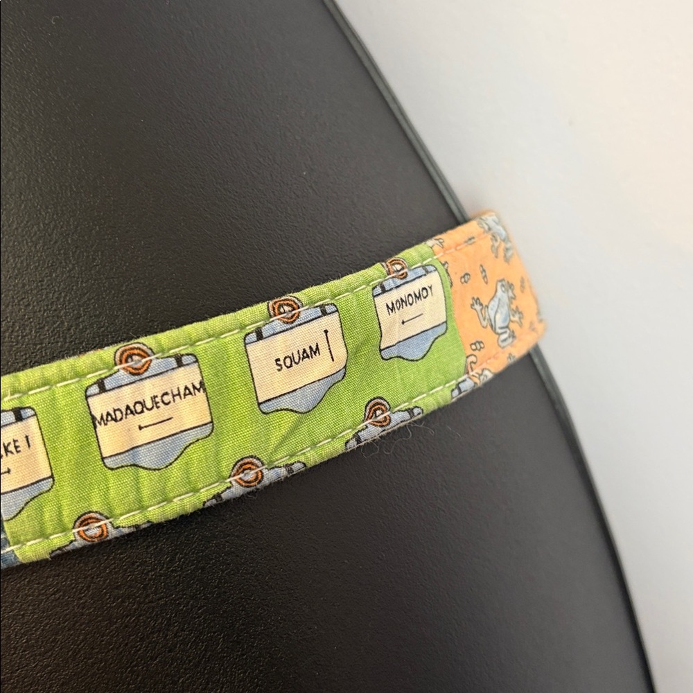 Vineyard Vines Patchwork Patterns Fabric Belt Siz… - image 4